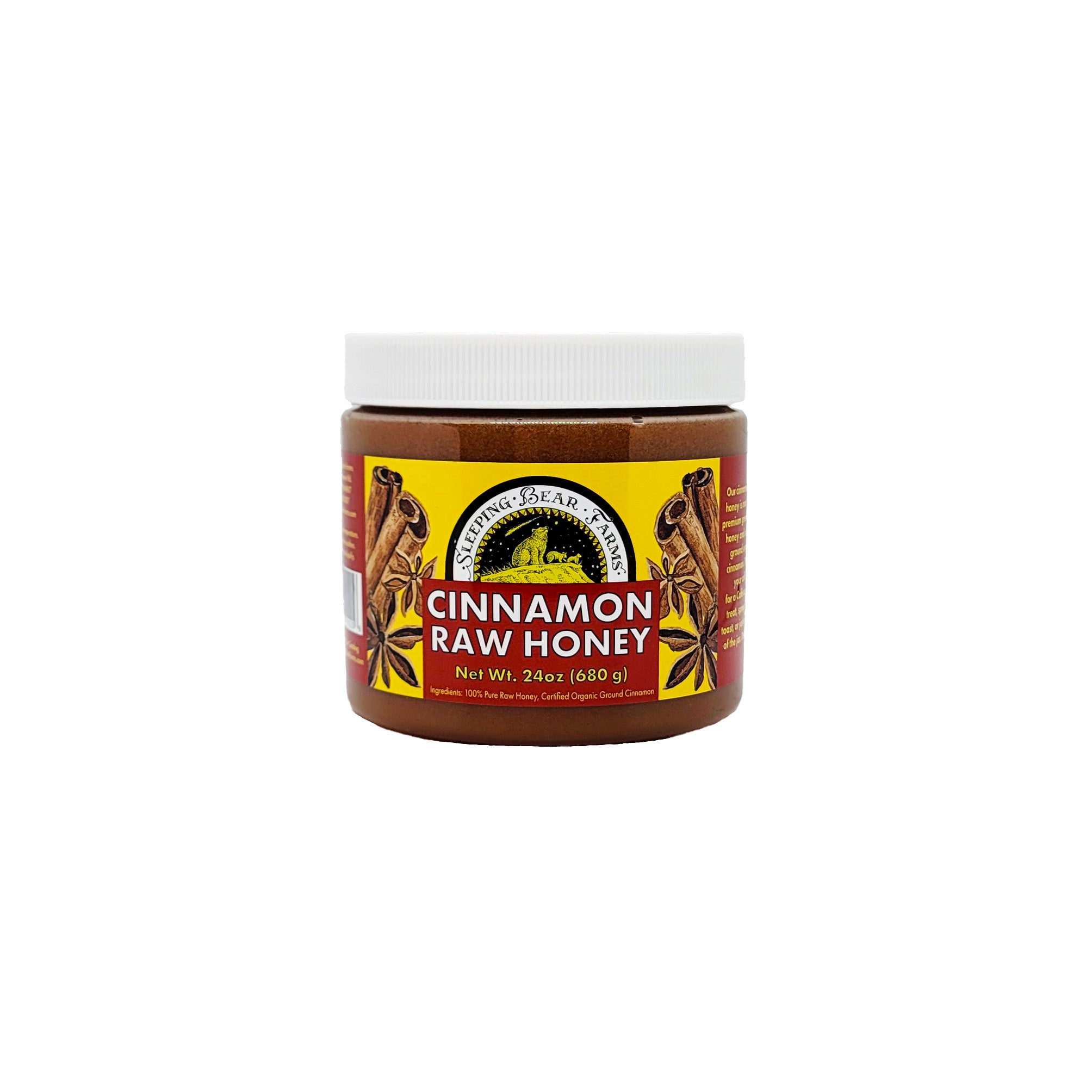Cinnamon Raw Honey - 1.5lbs. - Case of 12