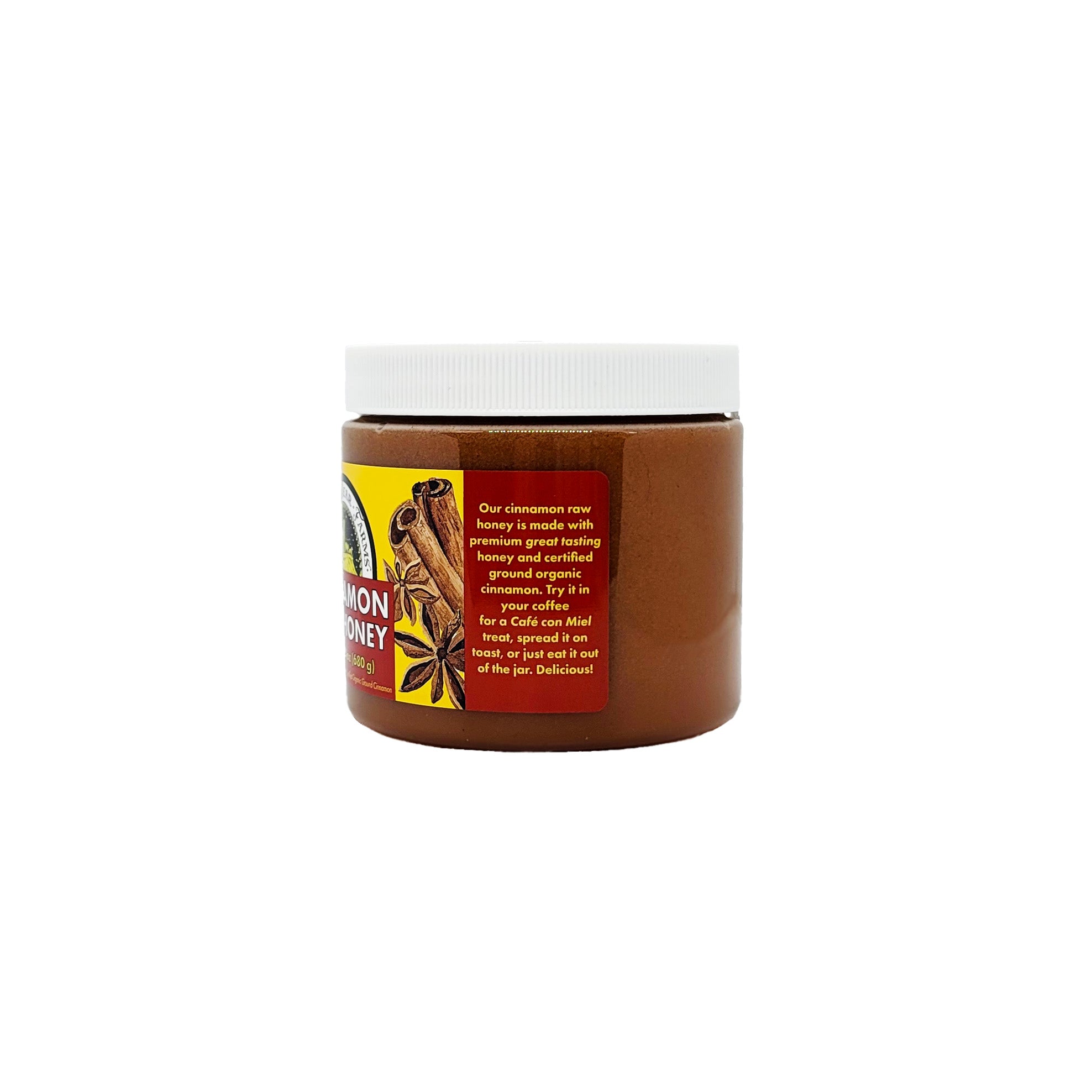 Cinnamon Raw Honey - 1.5lbs. - Case of 12