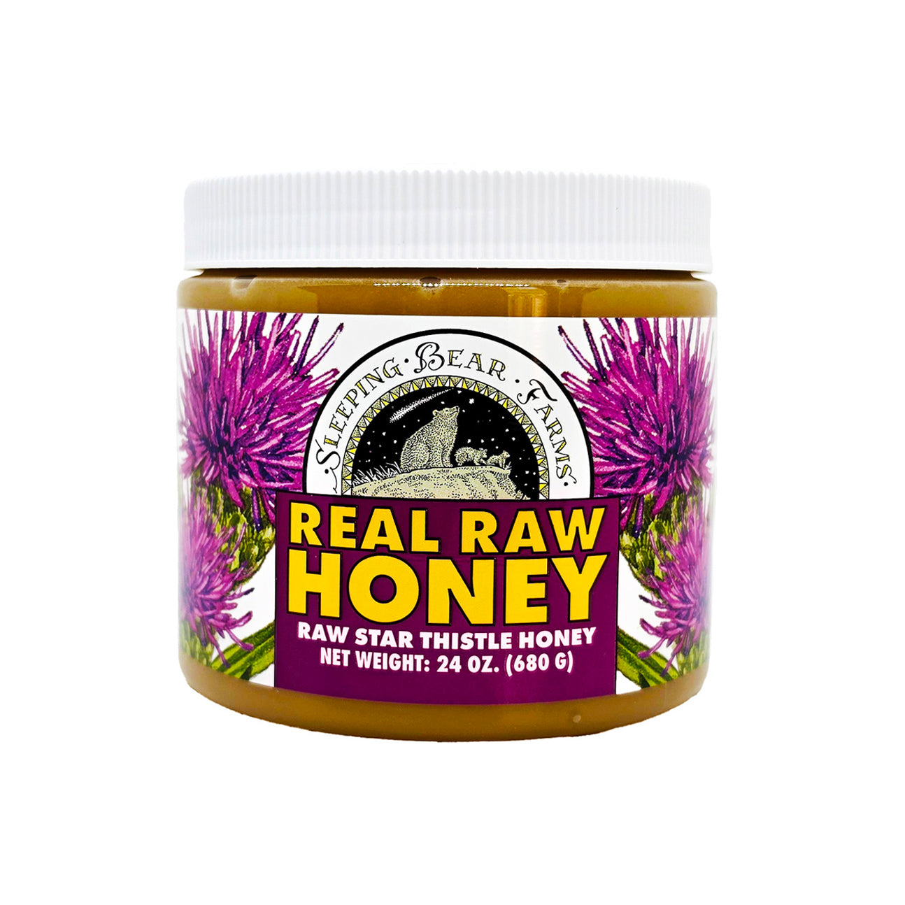 Raw Honey 1 1/2 lbs. – Sleeping Bear Farms