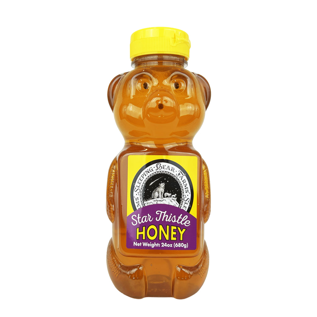 Star Thistle Honey Bear 24 oz. Case of 12