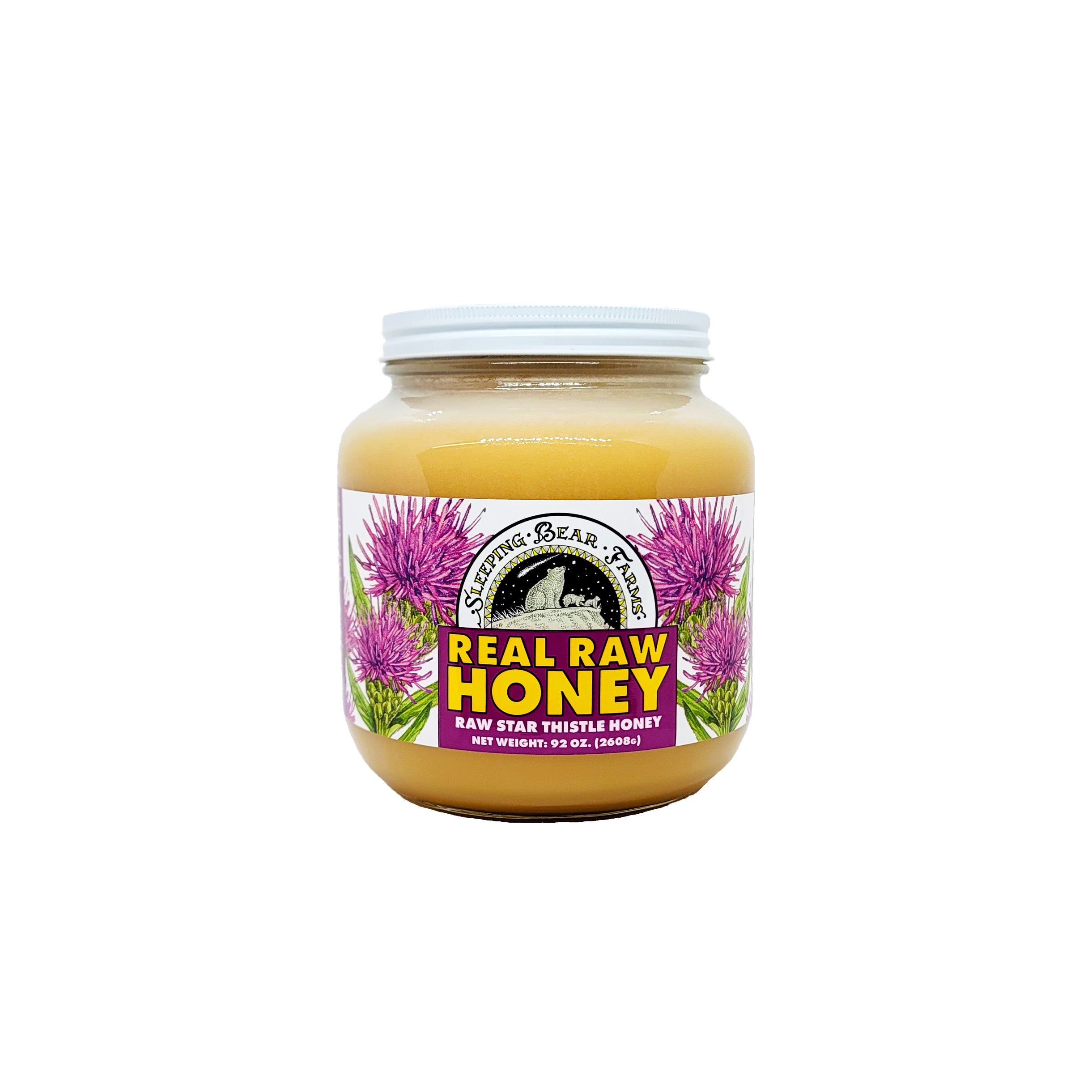 Raw Honey Half Gallon Glass Jar
