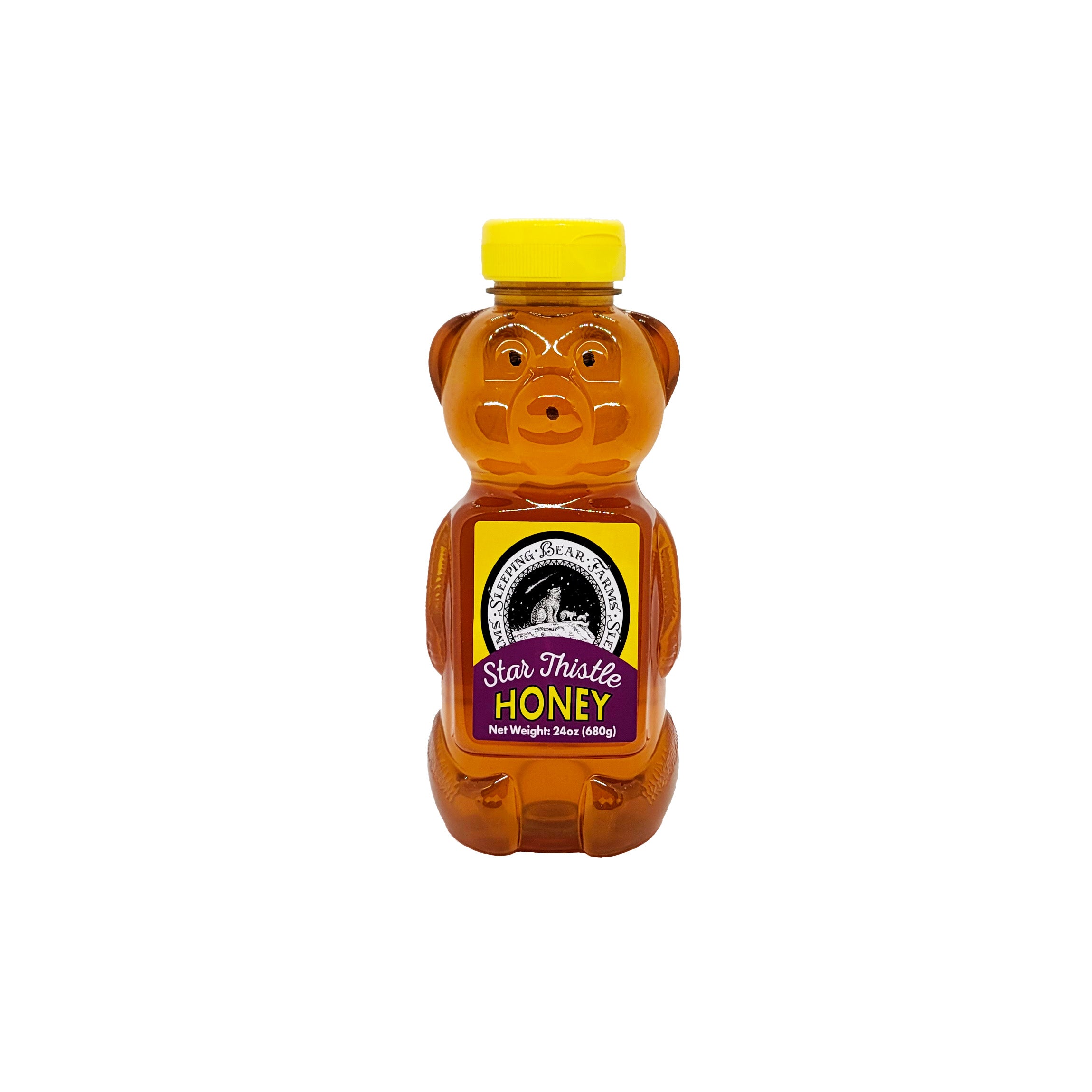 Star Thistle Honey Bear 24 oz. Case of 12
