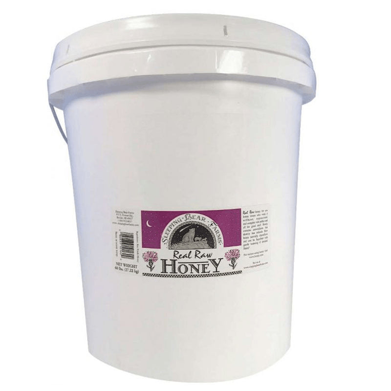 Bulk Raw Honey 5 Gallon Plastic Bucket - 60 lbs.