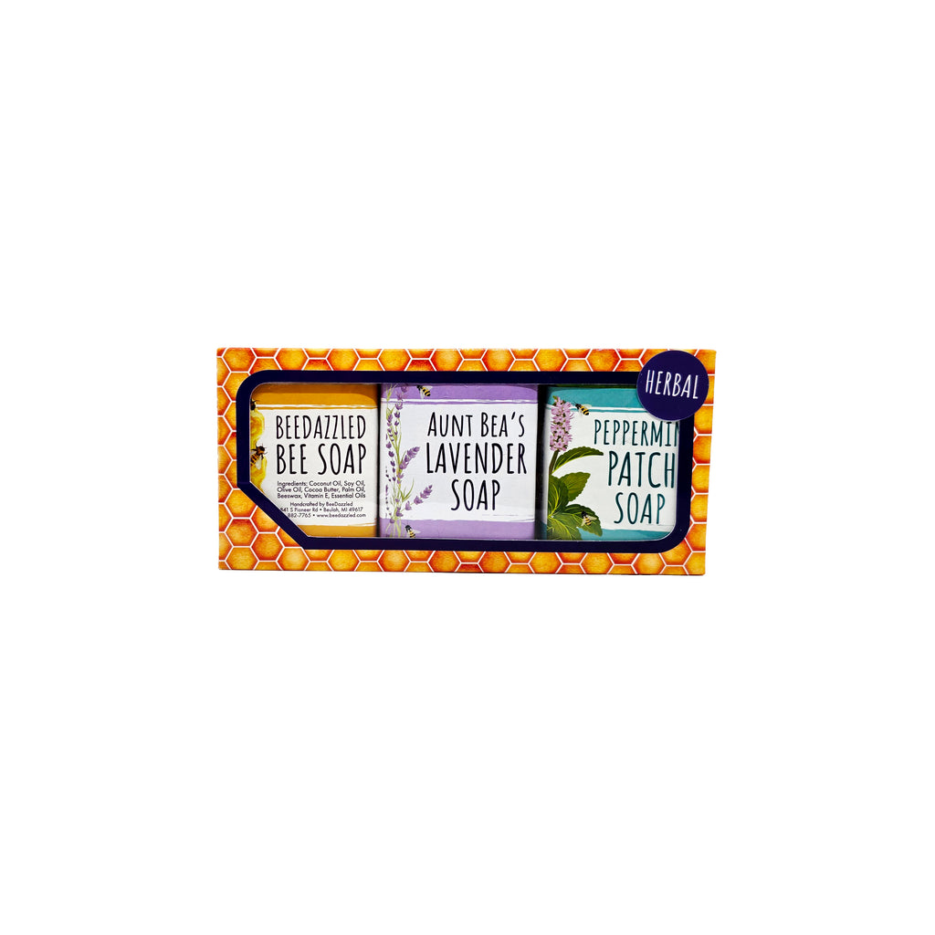 Bee Soap Variety Pack: Herbal