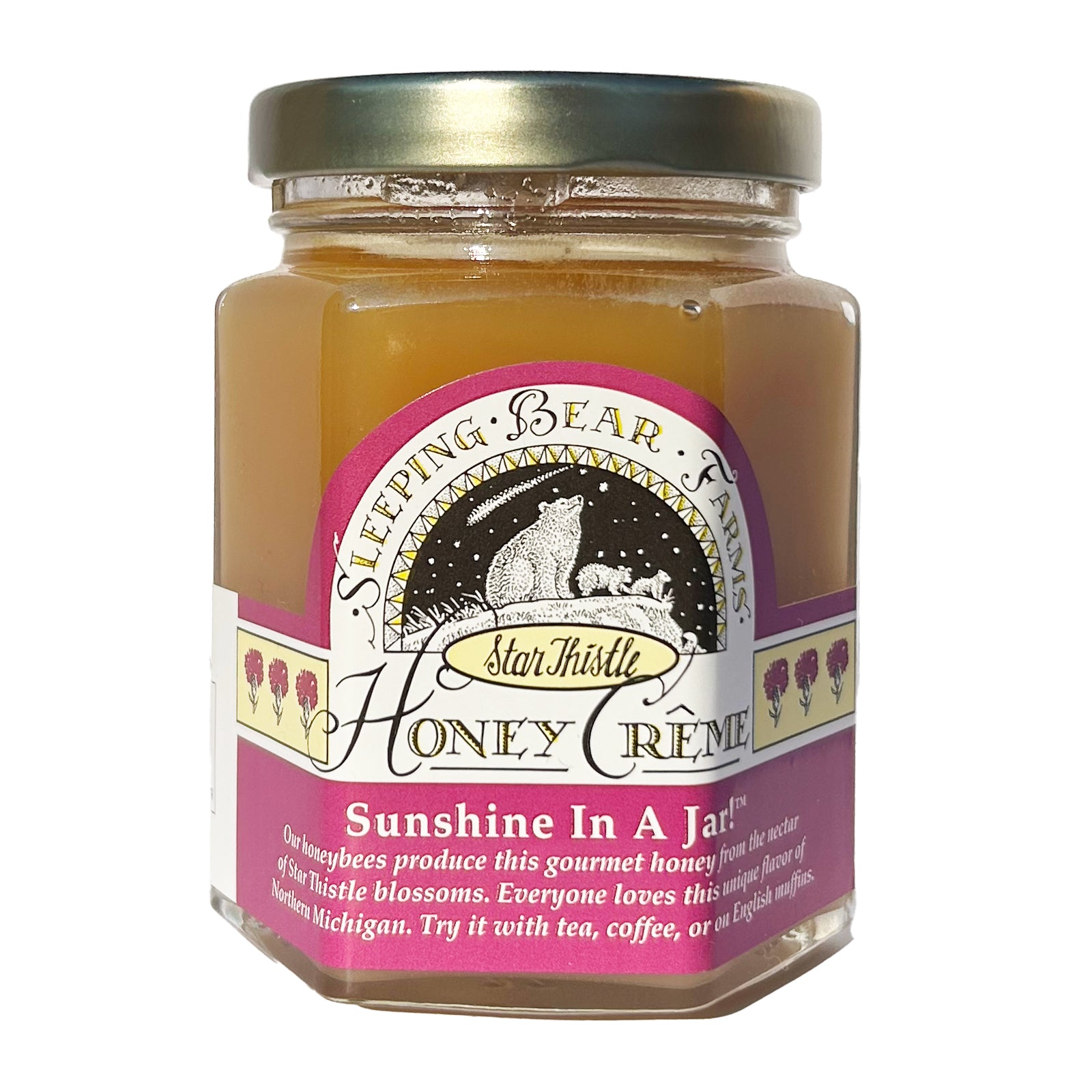 Star Thistle Honey Creme 8 oz. Jar - Case of 12