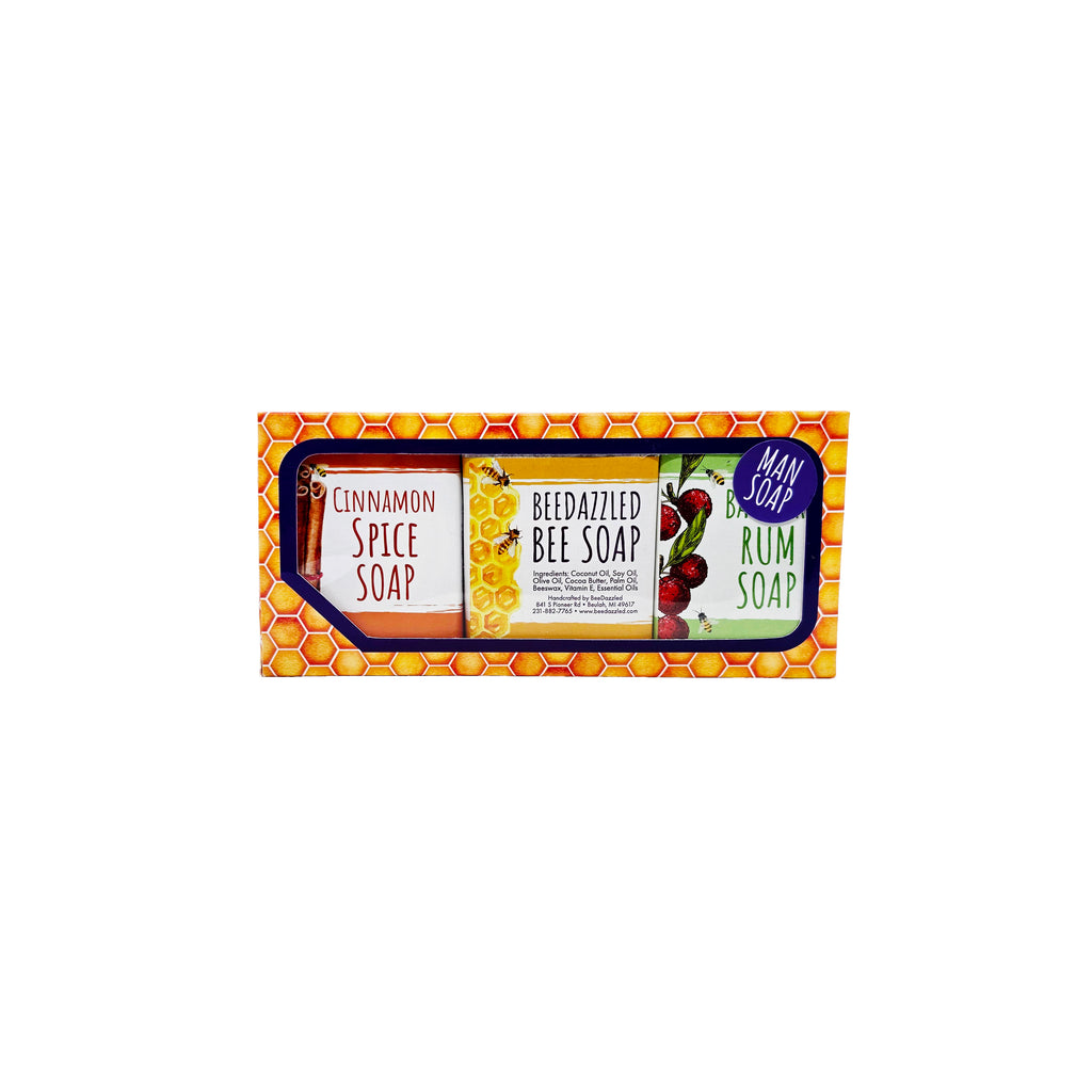 Bee Soap Variety Pack: Man Soaps