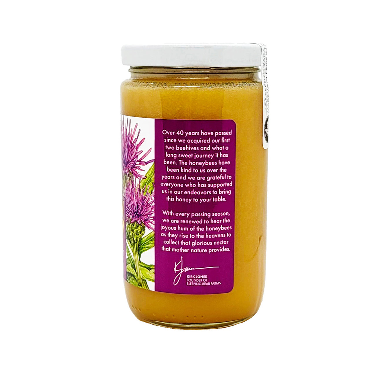 Raw Honey 1 lb. Glass Jar