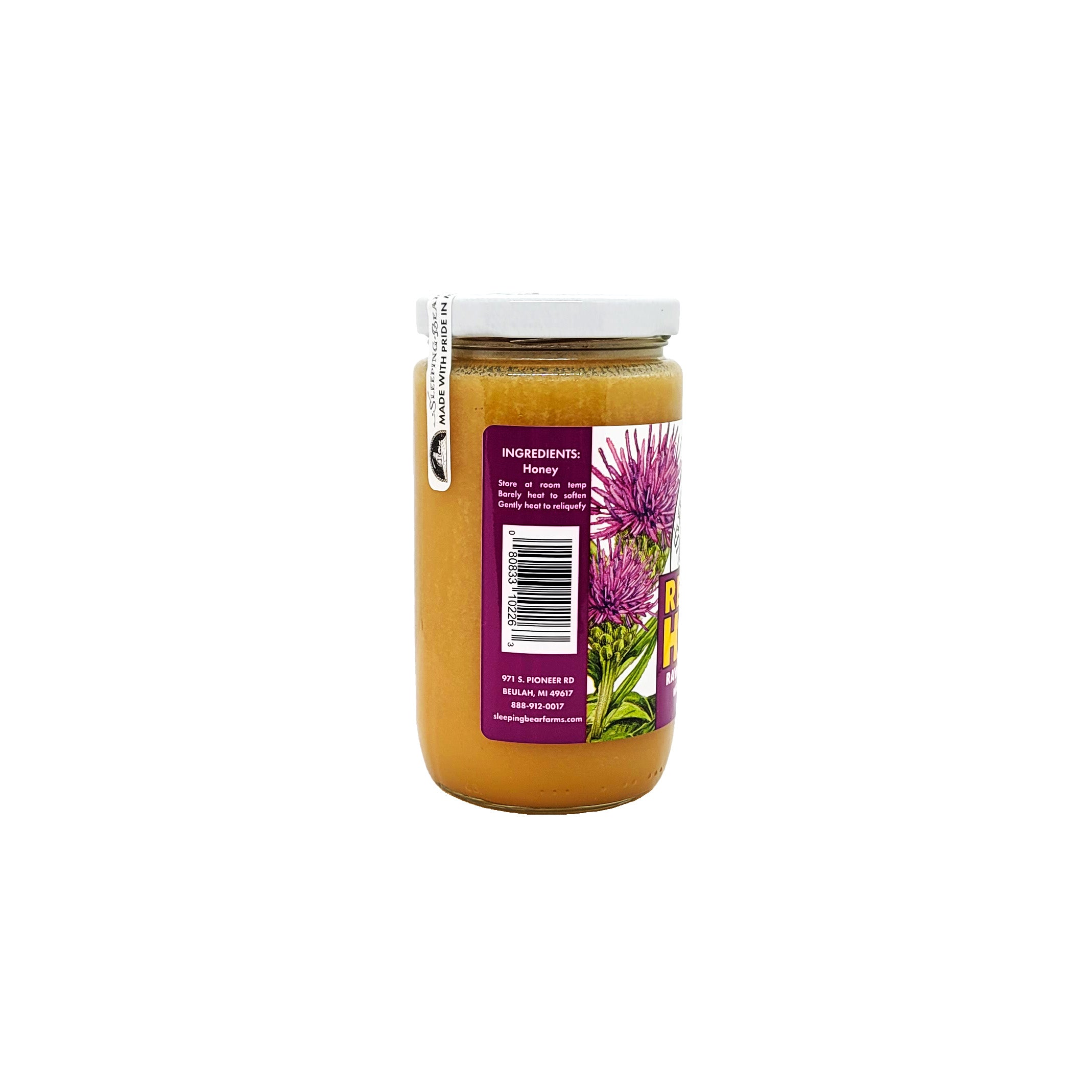Raw Honey 1 lb. Glass Jar