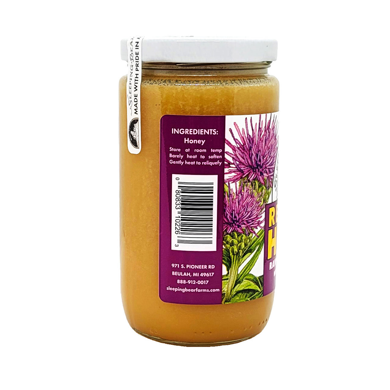 Raw Honey 1 lb. Glass Jar