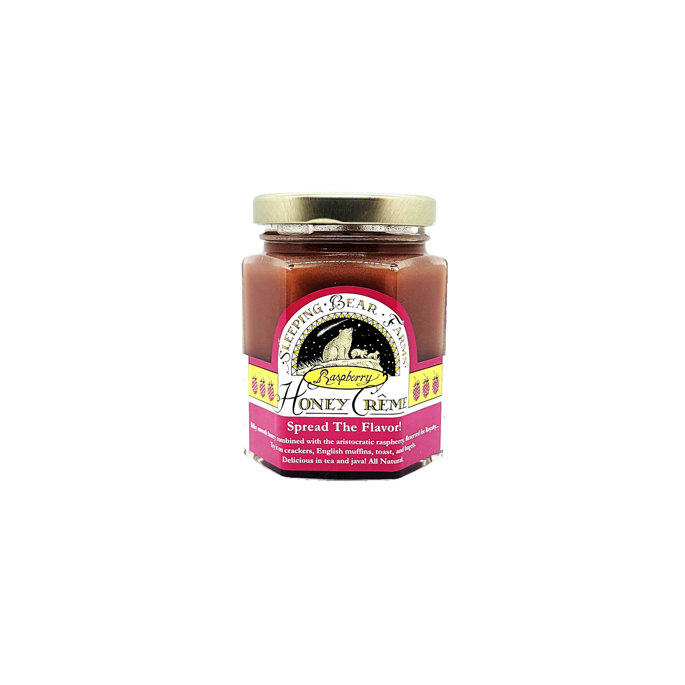 Raspberry Honey Creme 8 oz. Jar - Case of 12