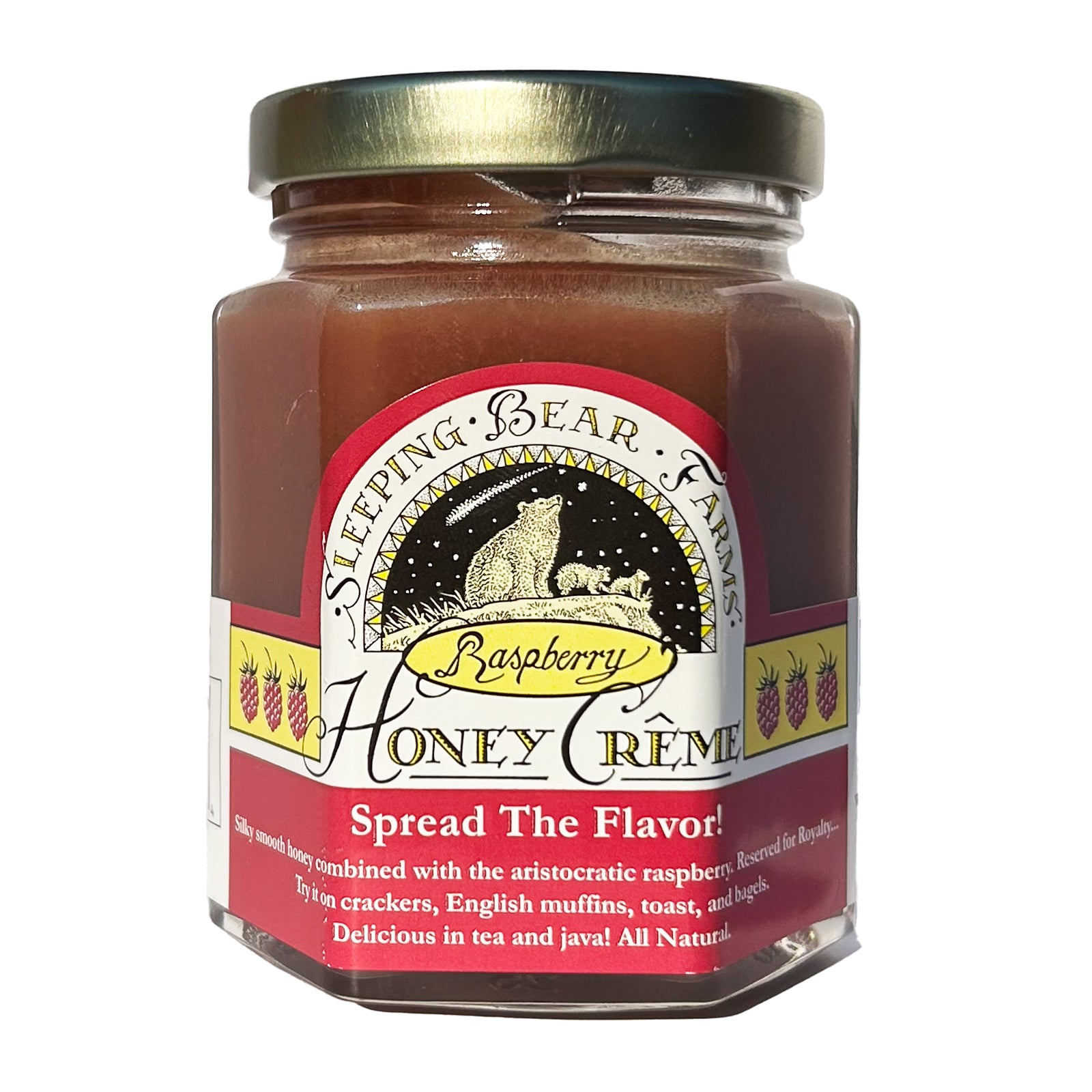 Raspberry Honey Creme 8 oz. Jar - Case of 12