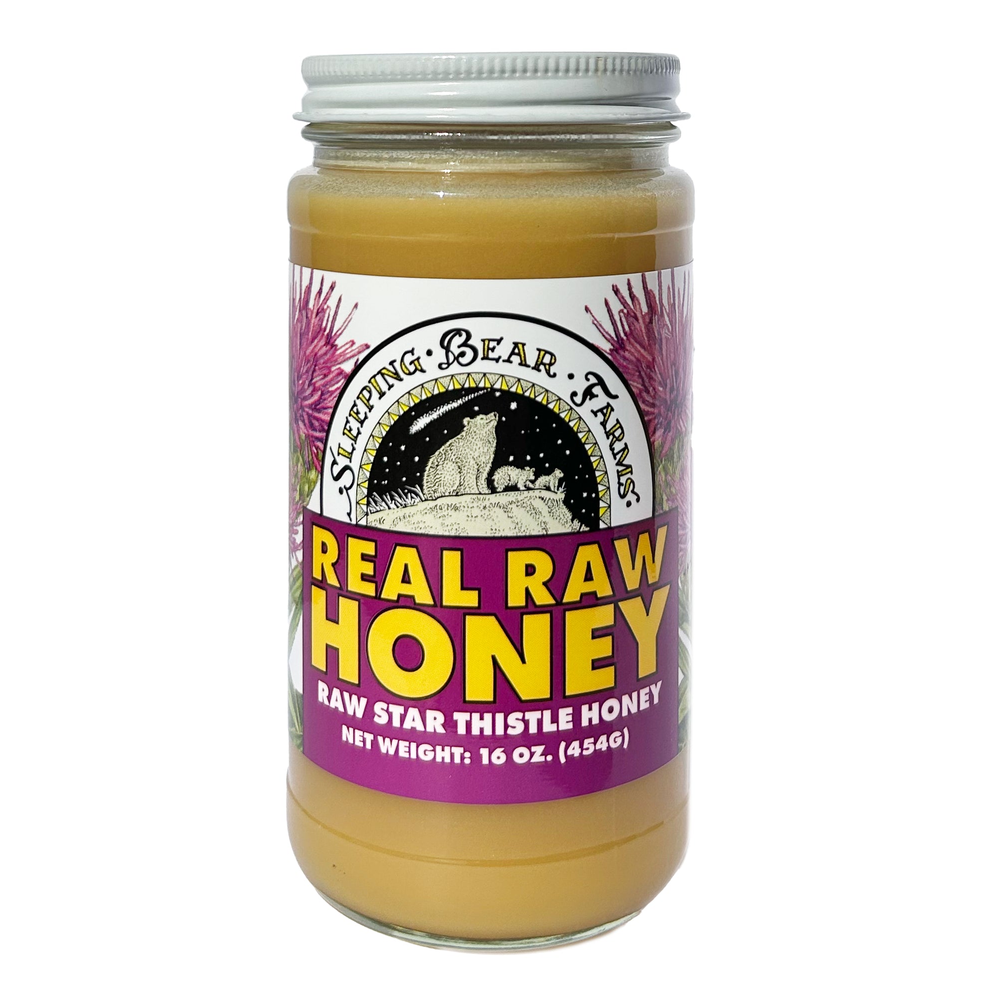 Raw Honey 1 lb. Glass Jar