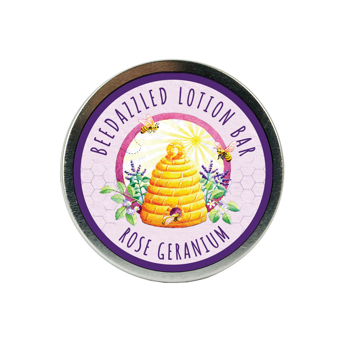 Rose Geranium Lotion Bar
