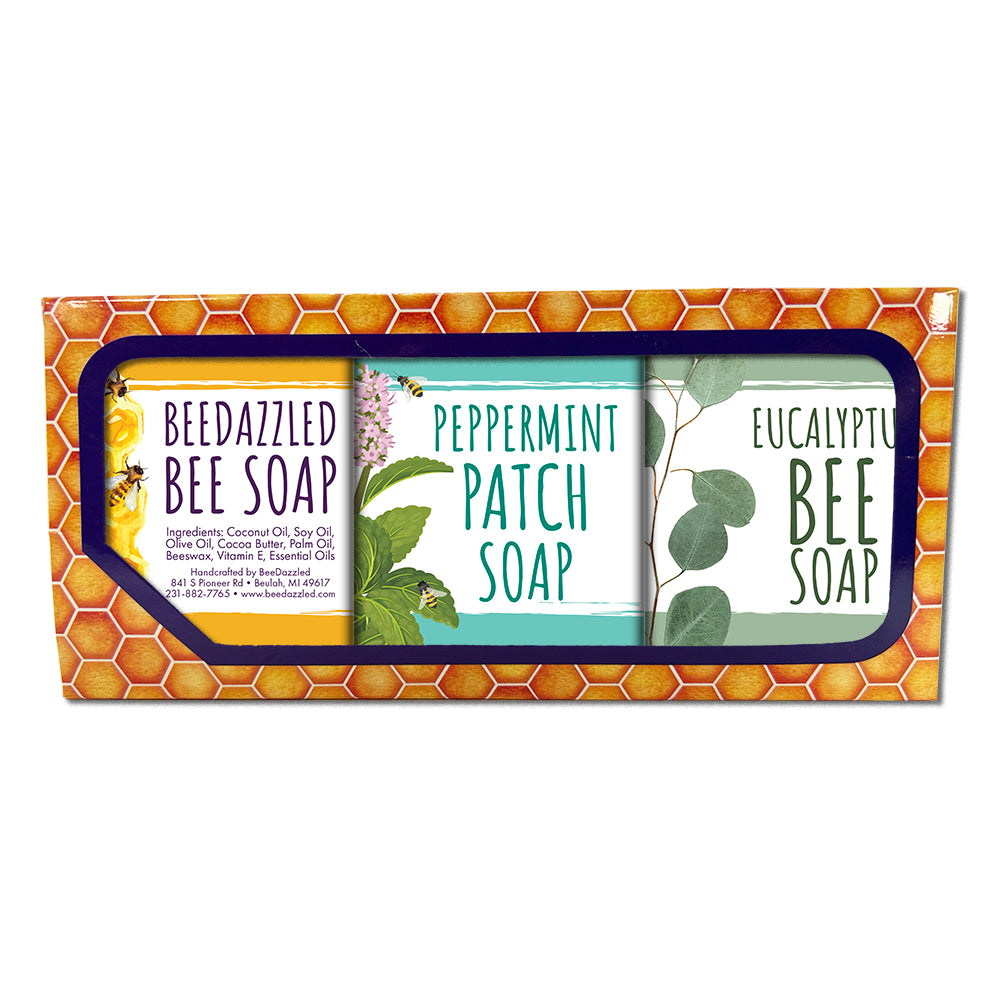 Bee Soap Variety Pack: Invigorating