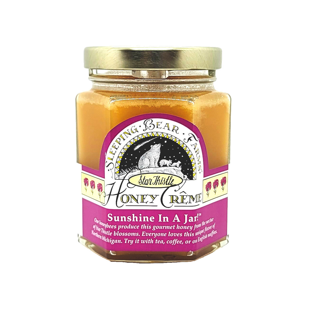Star Thistle Honey Creme 8 oz. Jar - Case of 12