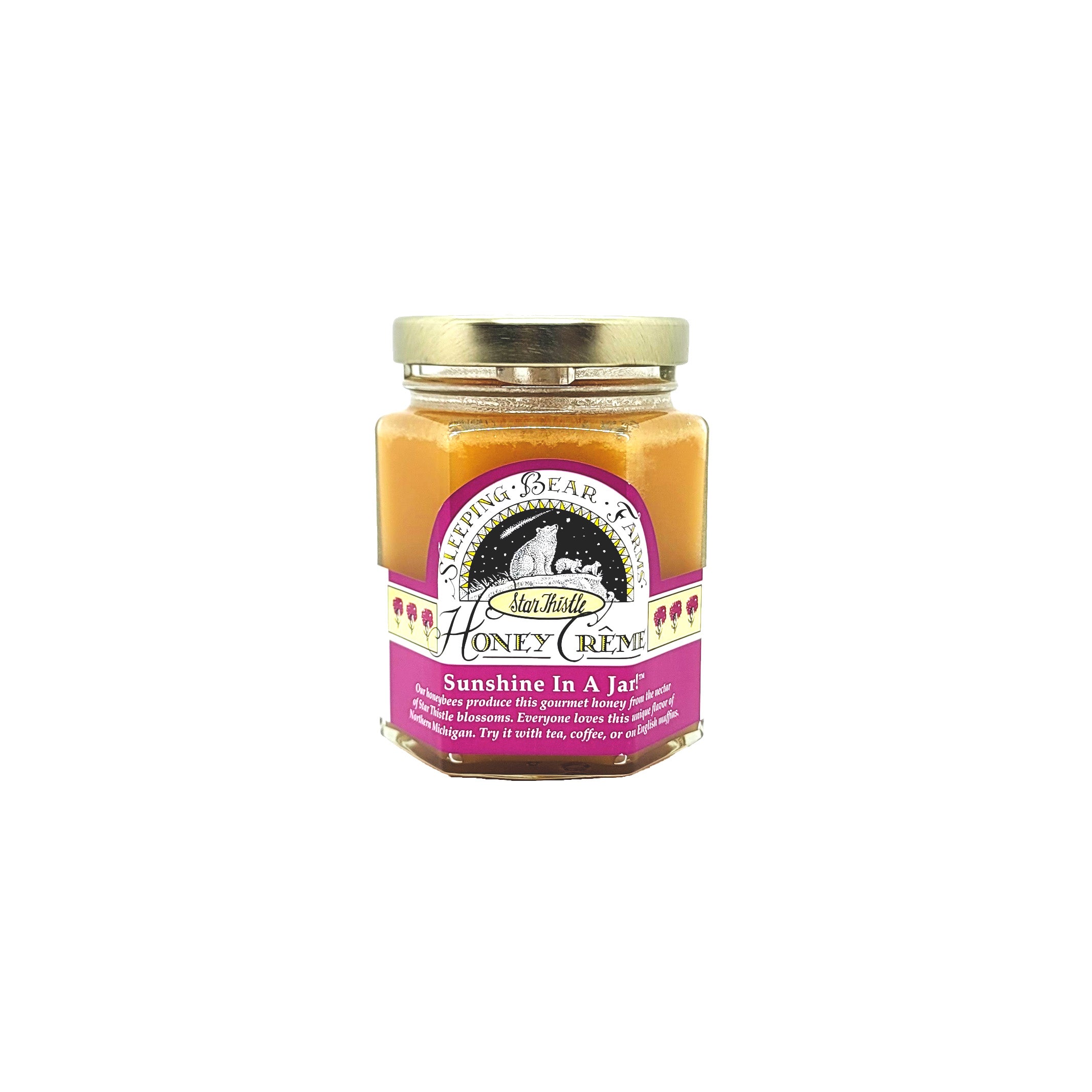 Star Thistle Honey Creme 8 oz. Jar