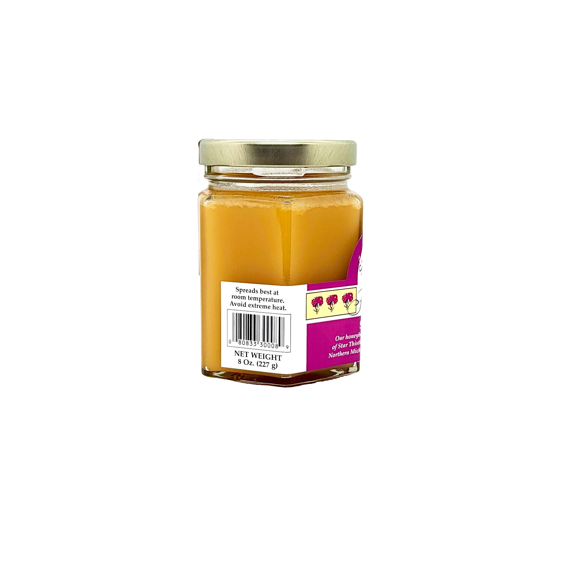 Star Thistle Honey Creme 8 oz. Jar