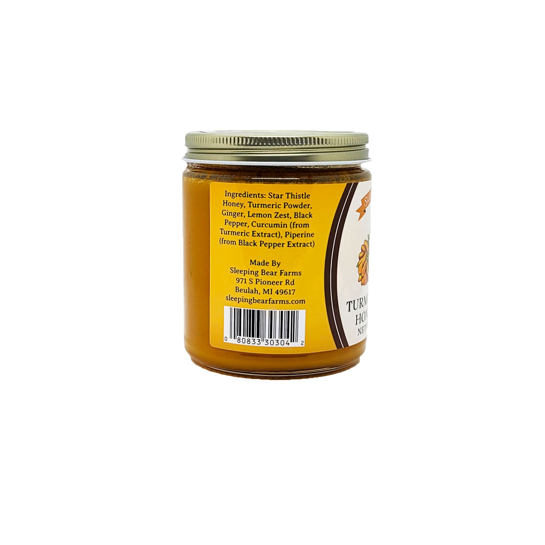 Turmeric Ginger Honey Creme - 11.5 oz.