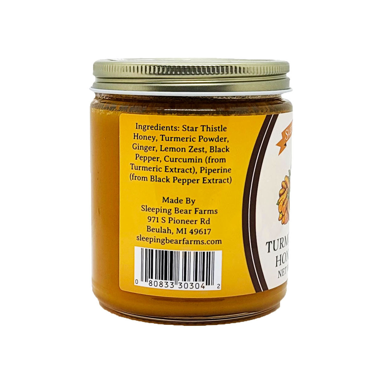 Turmeric Ginger Honey Creme - 11.5 oz.
