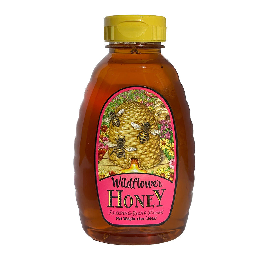 Wildflower Honey 16 oz. Bottle - Case of 12